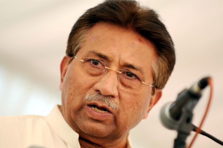 L'ex-president del Pakistan Pervez Musharraf (fotografia: Ahmad Kamal).
