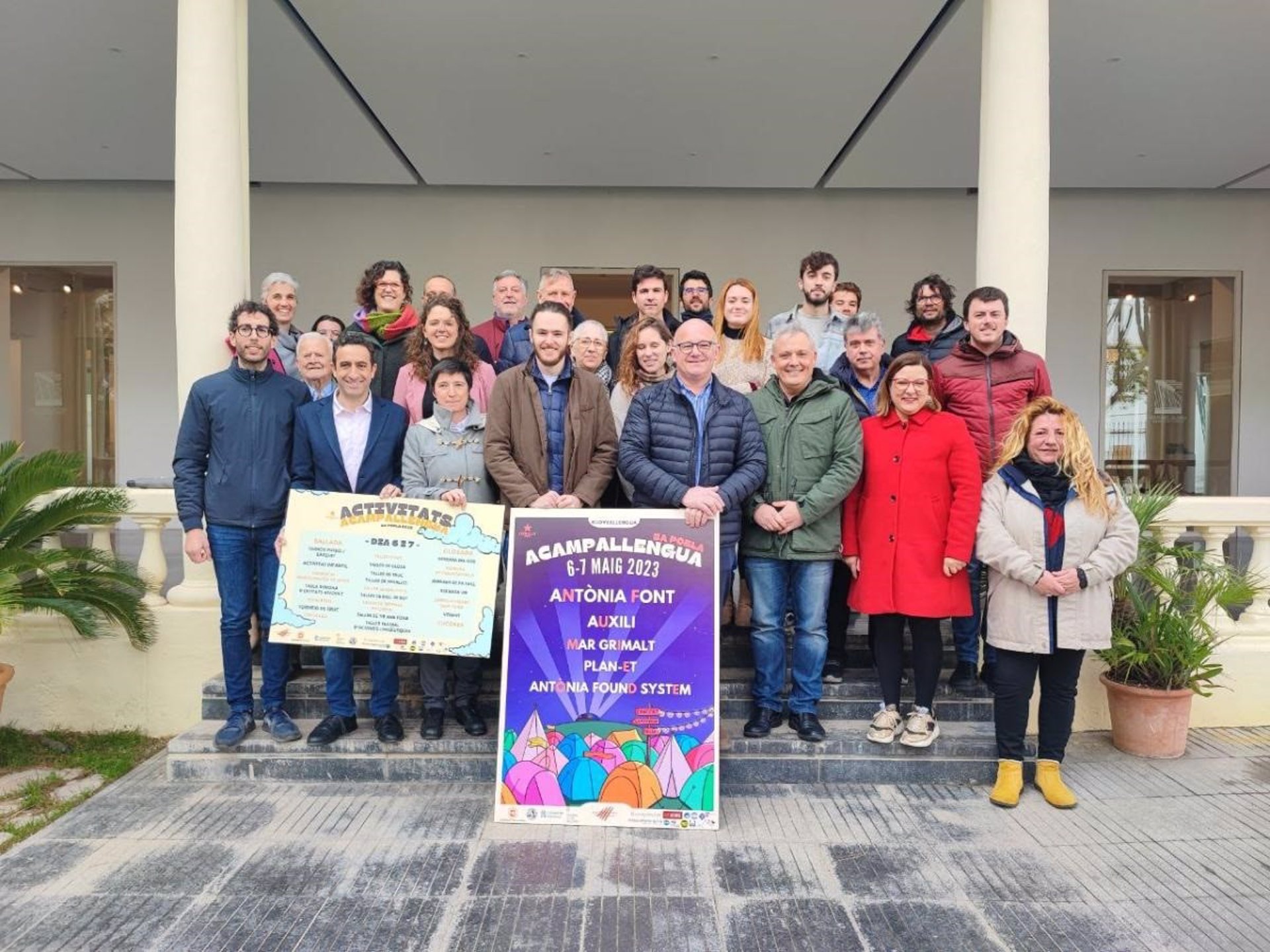 Presentació de l'Acampallengua 2023 (fotografia: Consell de Mallorca).
