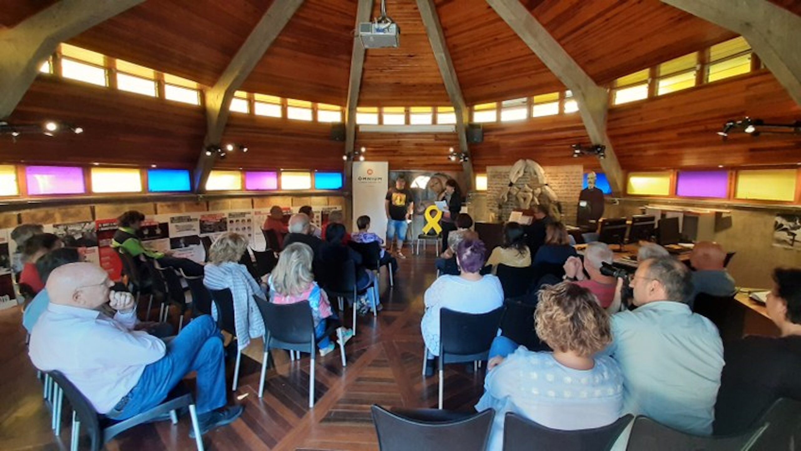 Imatge d'arxiu d'un acte de l'entitat (fotografia: Òmnium Alt Urgell).