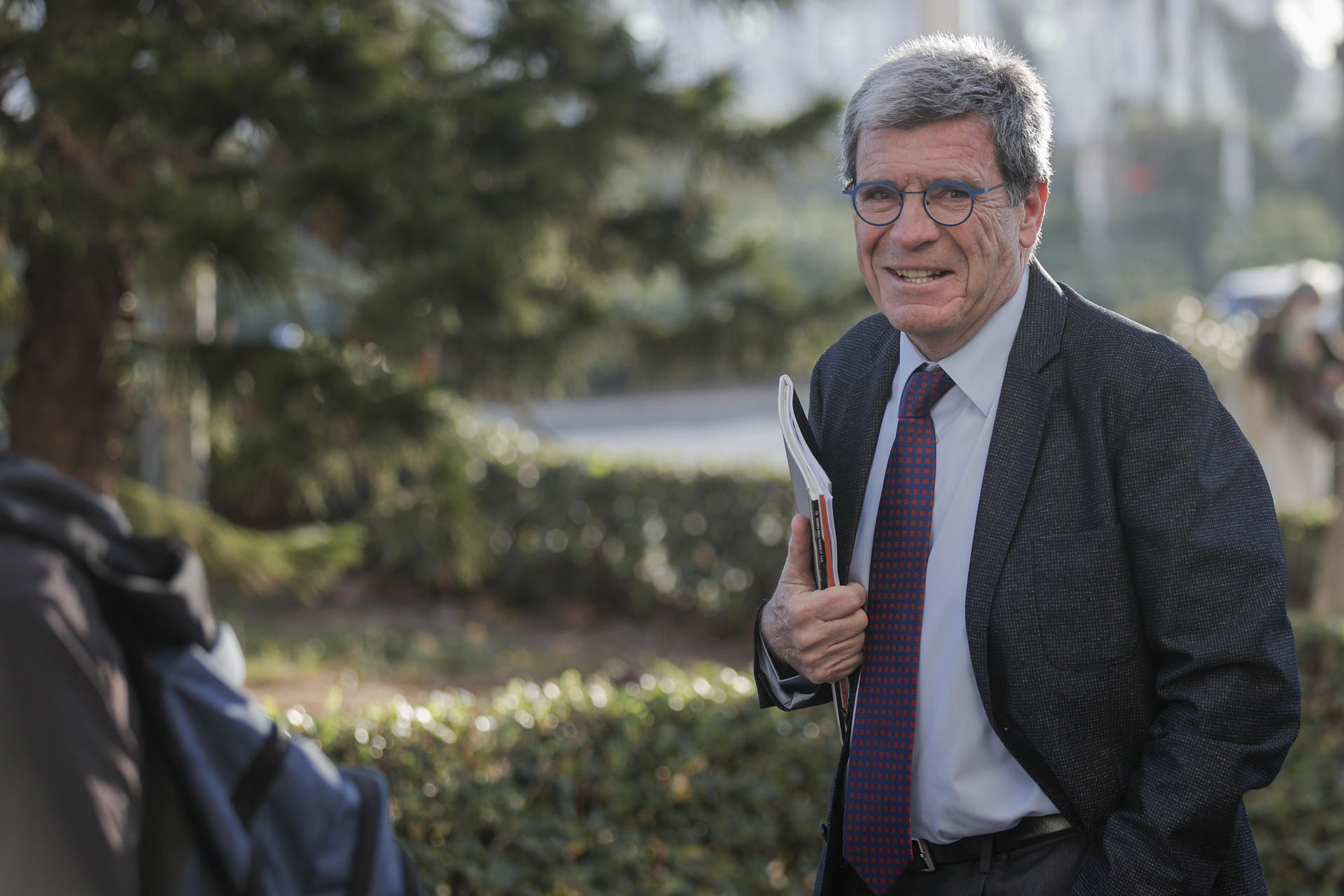 Aurelio Martínez, dimecres a les portes de la Ciutat de la Justícia