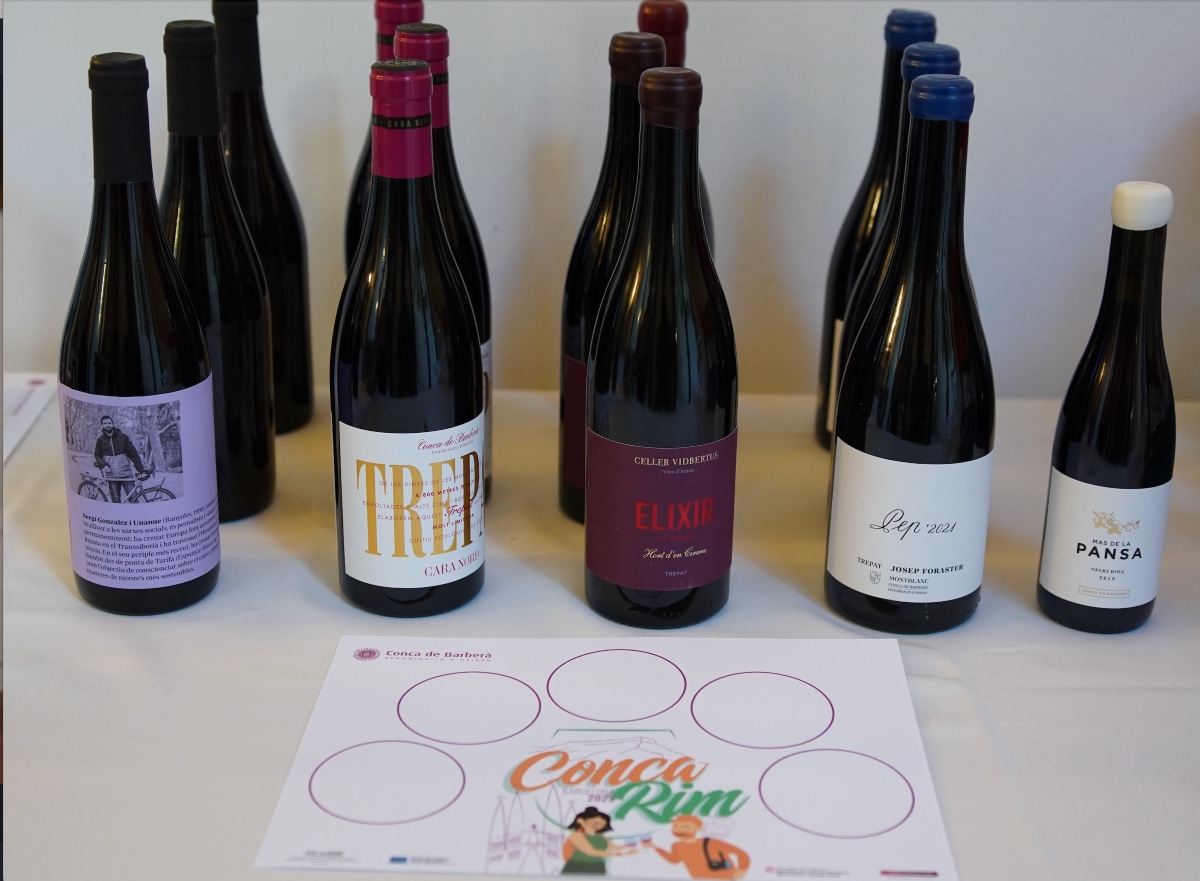 Els vins de trepat de la DO Conca de Barberà tastats al 'Concarim Barcelona' 2023.