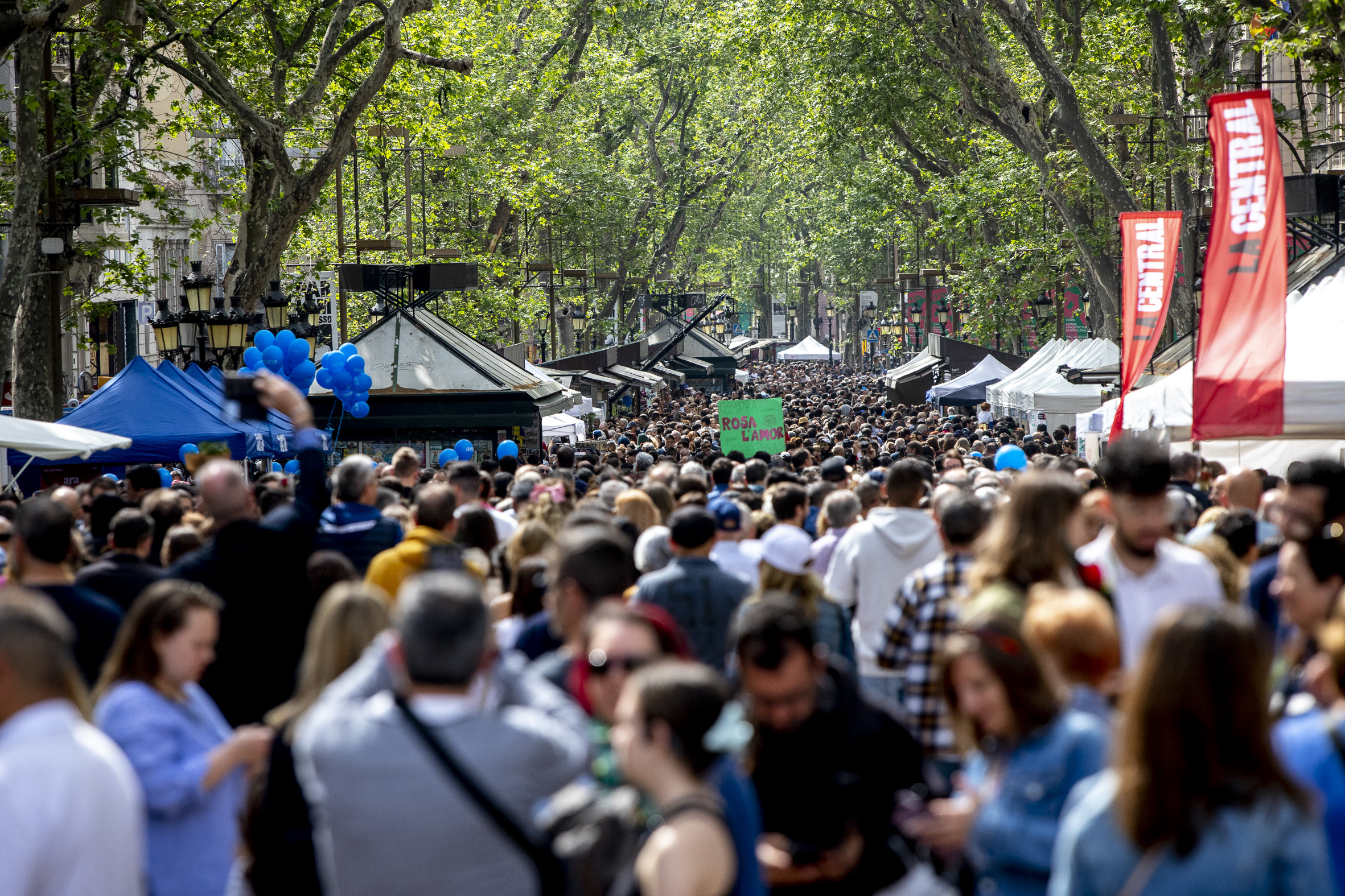 Enguany, la festa recupera la Rambla barcelonina de dalt a baix.
