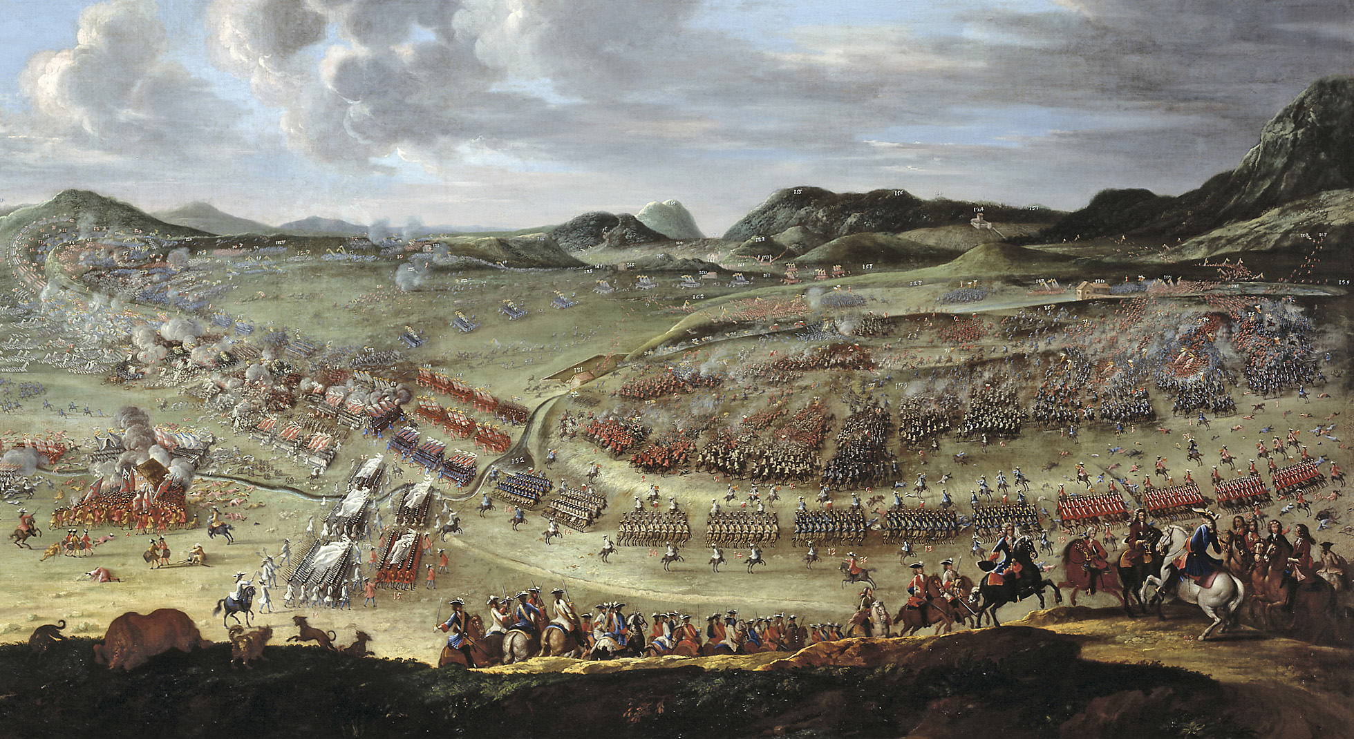 Quadre de Buonaventura Ligli que representa la batalla d'Almansa.