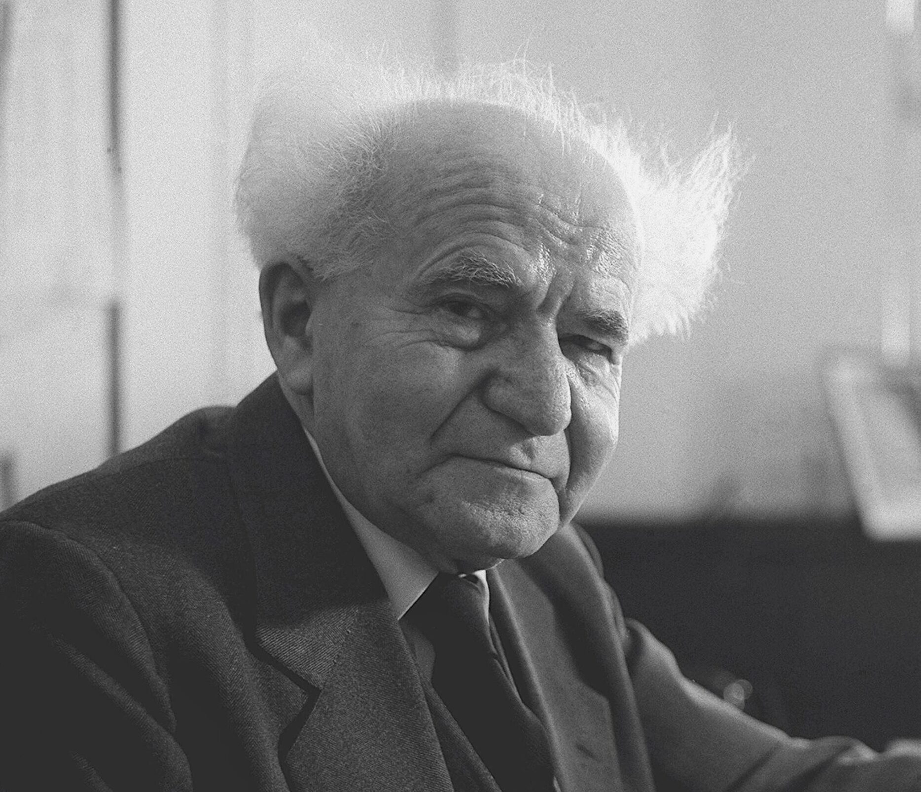 David Ben-Gurion, pare de la pàtria d'Israel (Foto: Viquipèdia)