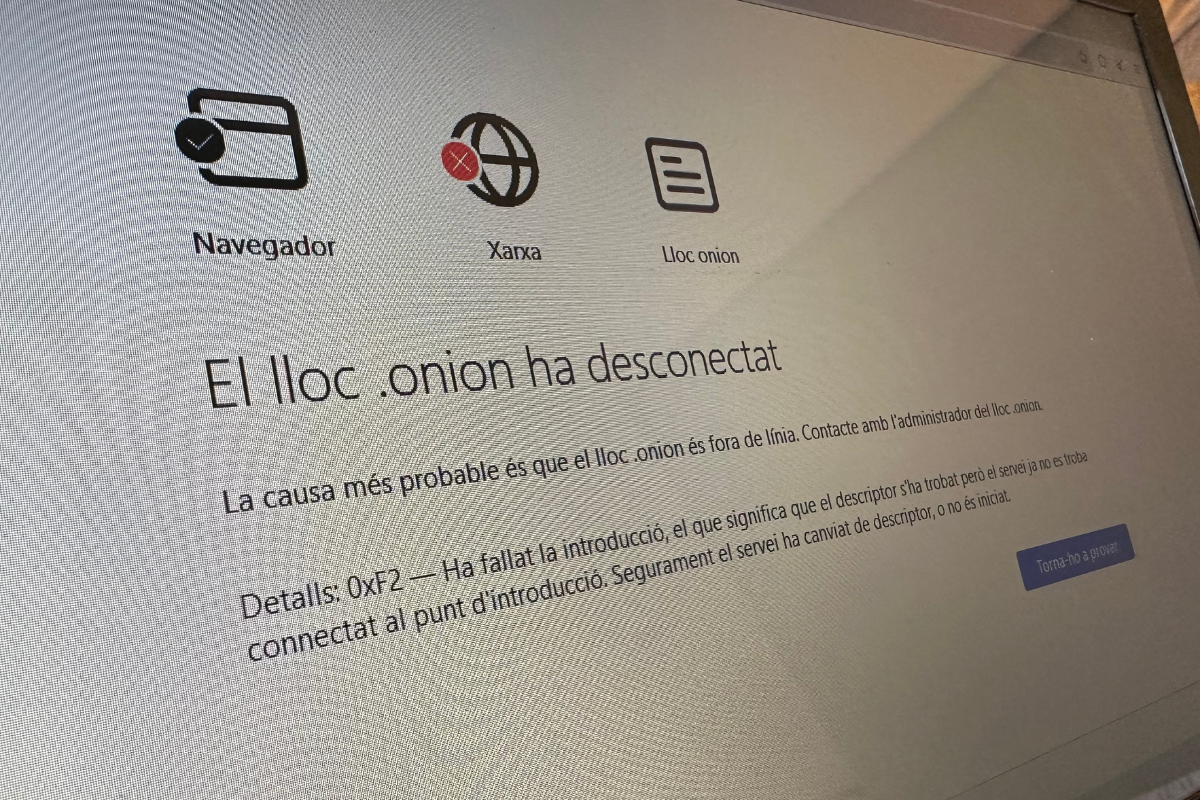 L'accés a la pàgina web de la internet fosca de RansomHouse ha estat desactivat