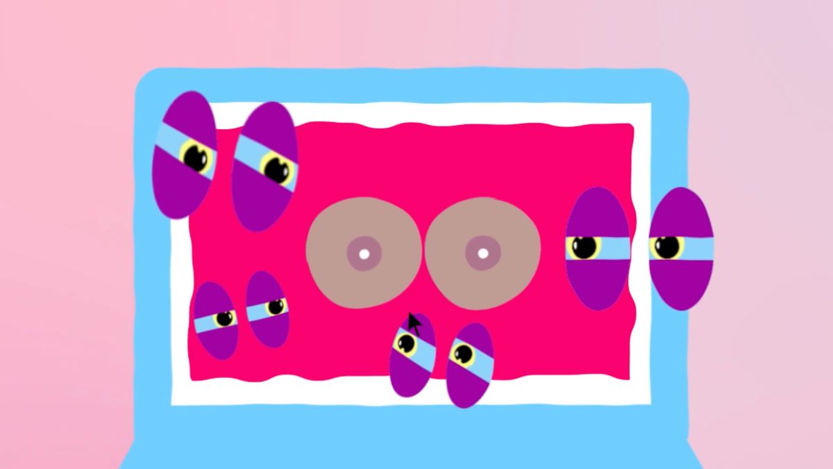 Captura de pantalla d'un dels vídeos educatius de The Porn Conversation