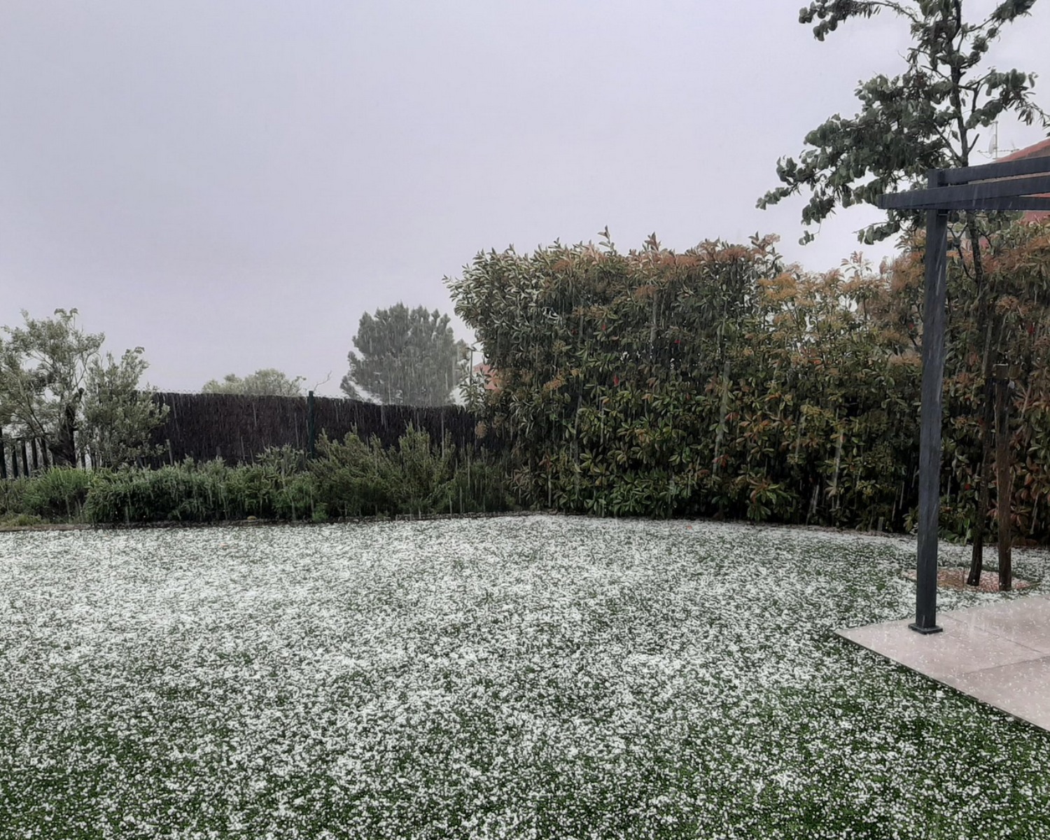 Calamarsa a Ullastrell (fotografia: @cescayora/Twitter).