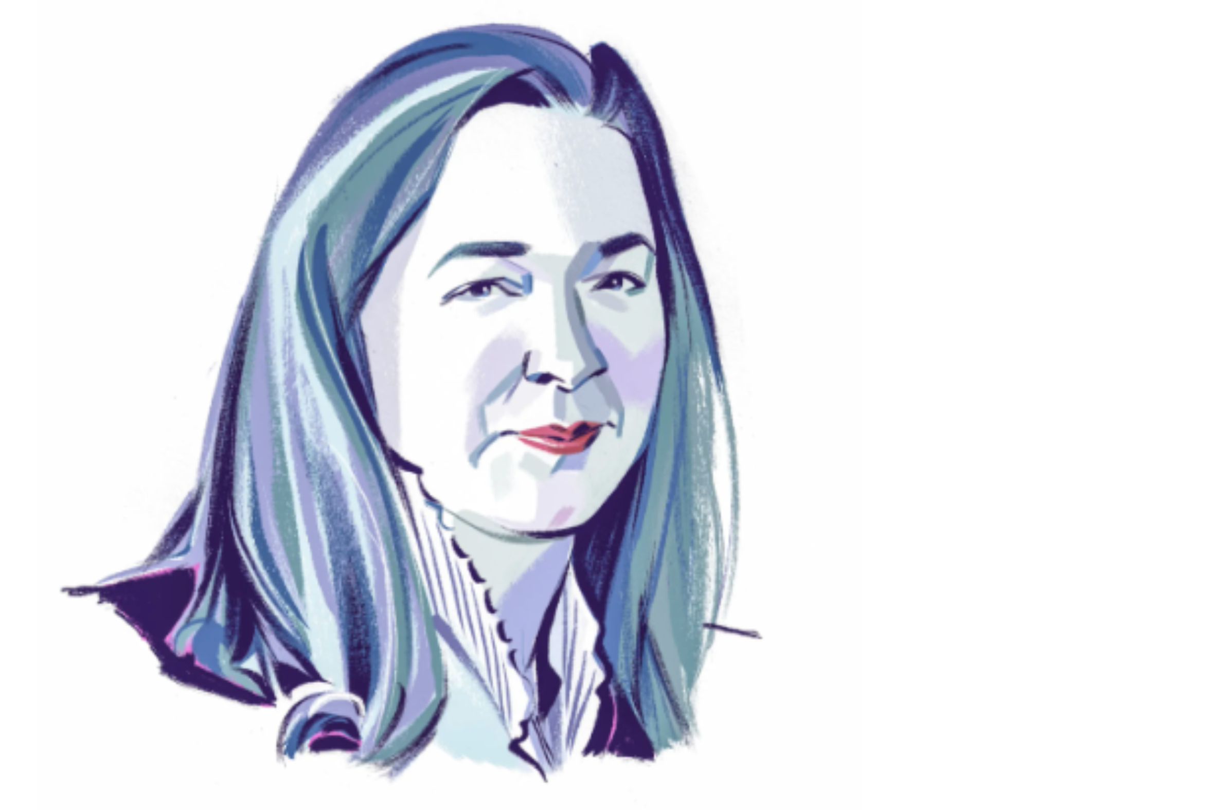 Lorrie Moore, retratada per Jillian Tamaki, il·lustradora i autora