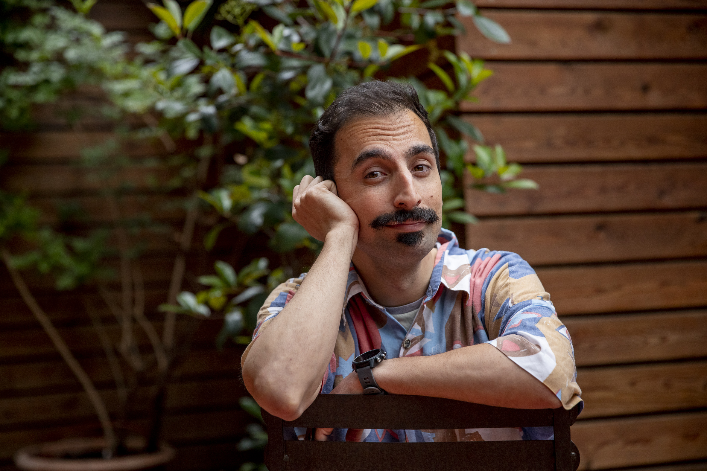 Albert Roig, dijous al centre de Barcelona (fotografia: Albert Salamé).