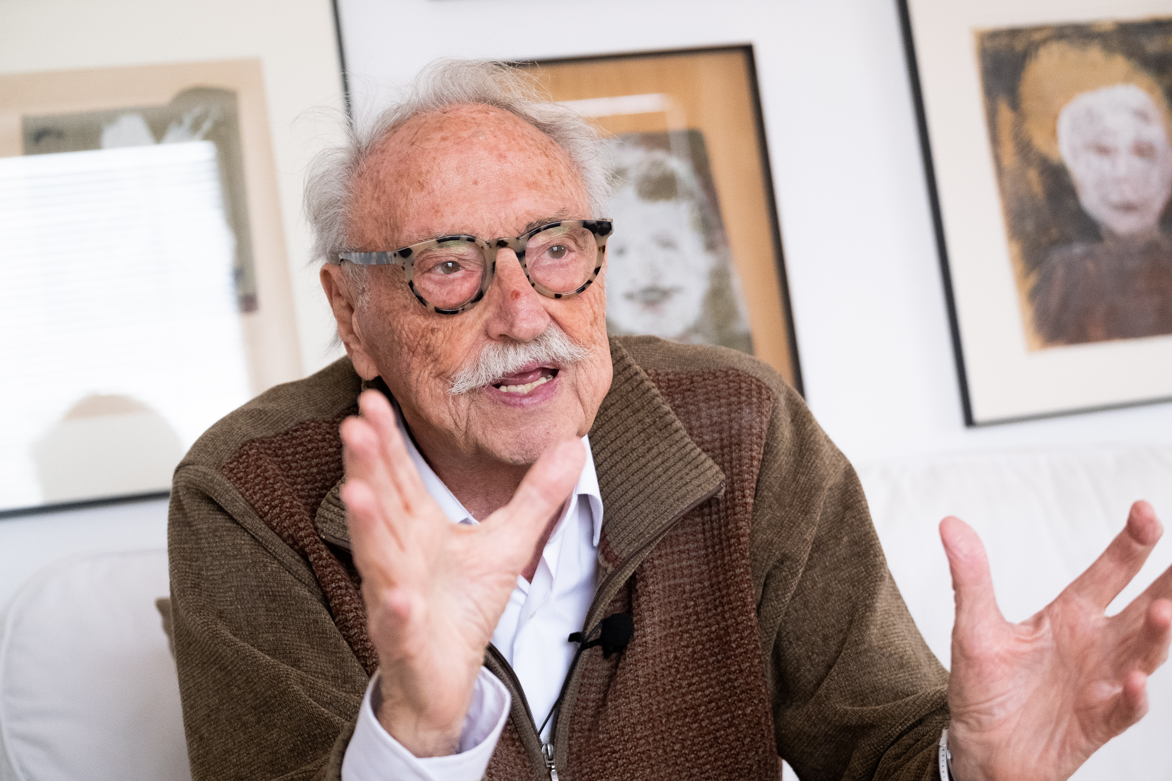 Joan Granados, dijous a casa seva, a Barcelona (Foto: Adiva Koenigsberg)