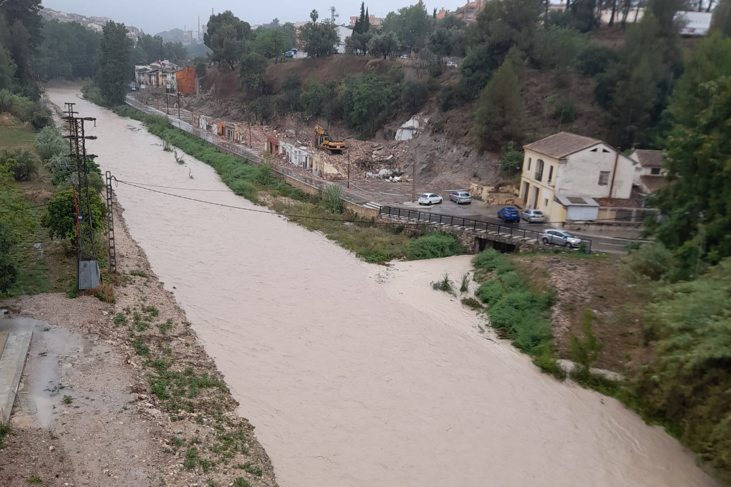 El riu Clariano al seu pas per Ontinyent