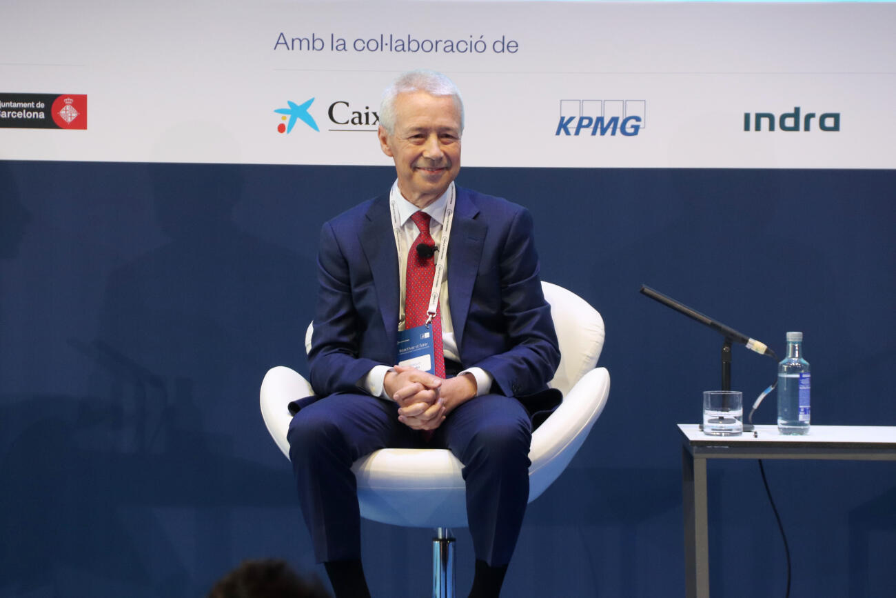 El director executiu de Johnson & Johnson, Joaquín Duato, durant la reunió anual del Cercle d'Economia (fotografia: Maria Asmarat).