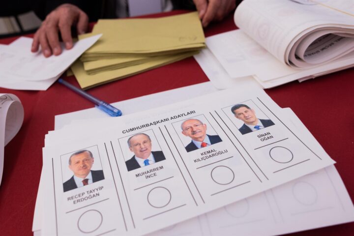 Butlleta presidencial de les eleccions de Turquia (fotografia: Rolf Vennenbernd/Dpa).