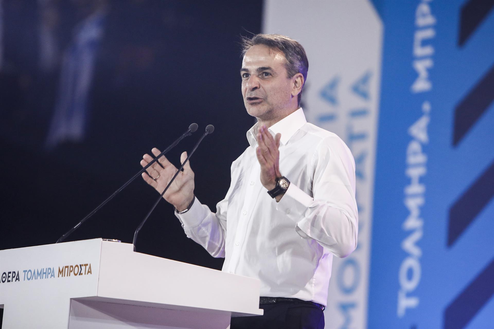 El primer ministre de Grècia, Kyriakos Mitsotakis (fotografia: Giannis Papanikos / Zuma Press / Contactophoto).