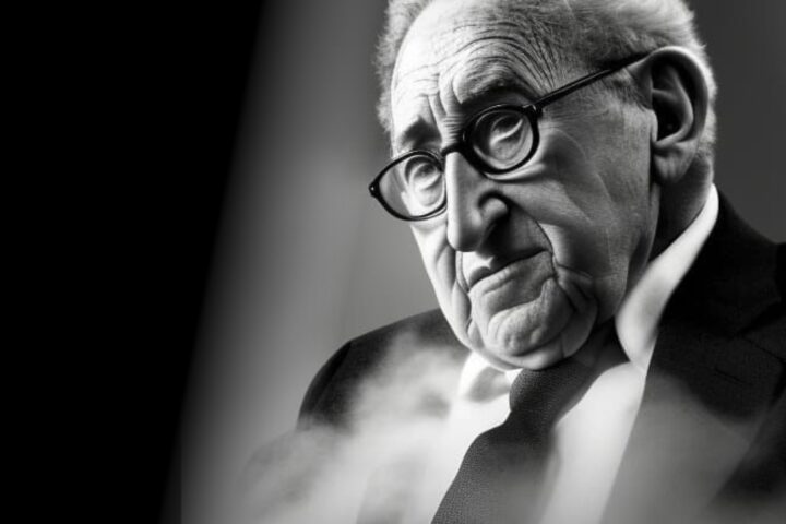 Imatge de Henry Kissinger creada per VilaWeb amb intel·ligència artificial.