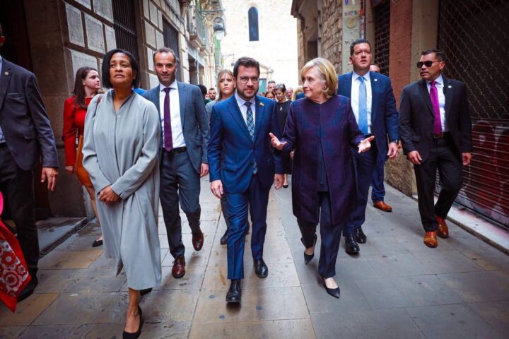 Clinton, a Barcelona
