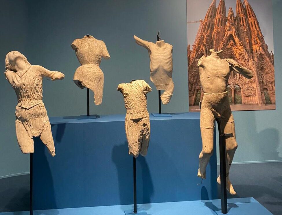 Models originals per a les escultures de la Façana del Naixement (fotografia: Sagrada Família).