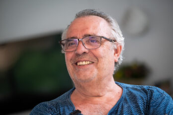 Joan Lluís Bozzo, dimecres a casa seva, a l'Ametlla del Vallès (Foto: Adiva Koenigsberg)