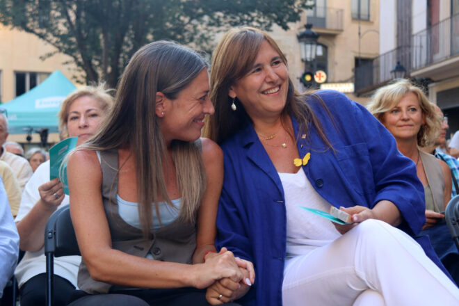 Borràs suggereix un grup conjunt al congrés espanyol format per Junts i ERC