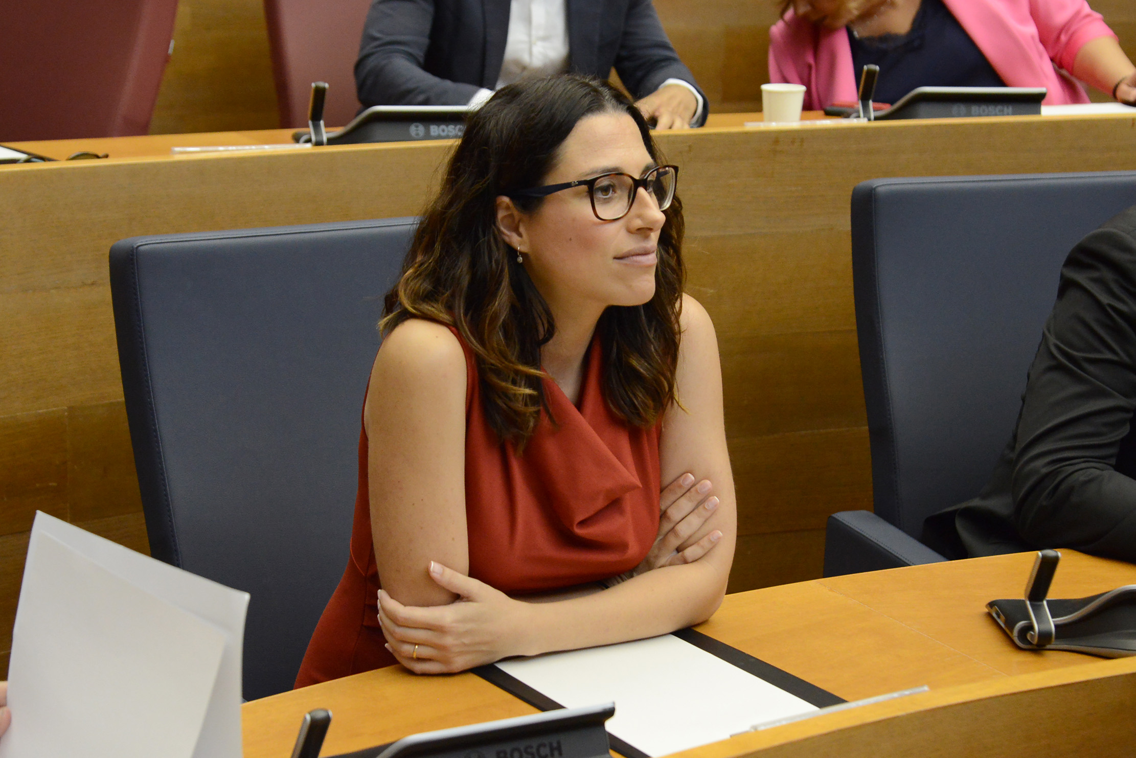 Aitana Mas, portaveu d'Iniciativa