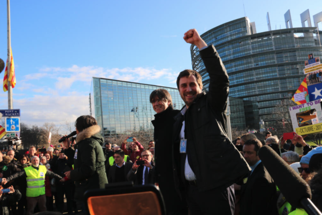 El TEDH tanca el cas de l’escó de Puigdemont perquè el TC l’ha reconegut com a eurodiputat