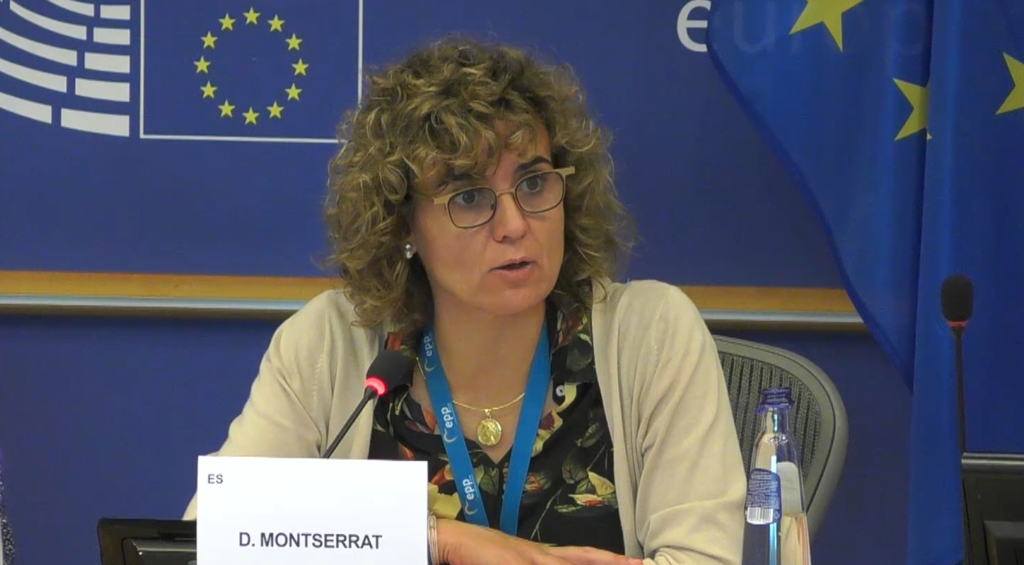 [VÍDEO] Escena surrealista al Parlament Europeu: Montserrat talla en català una intervenció de Comín en català