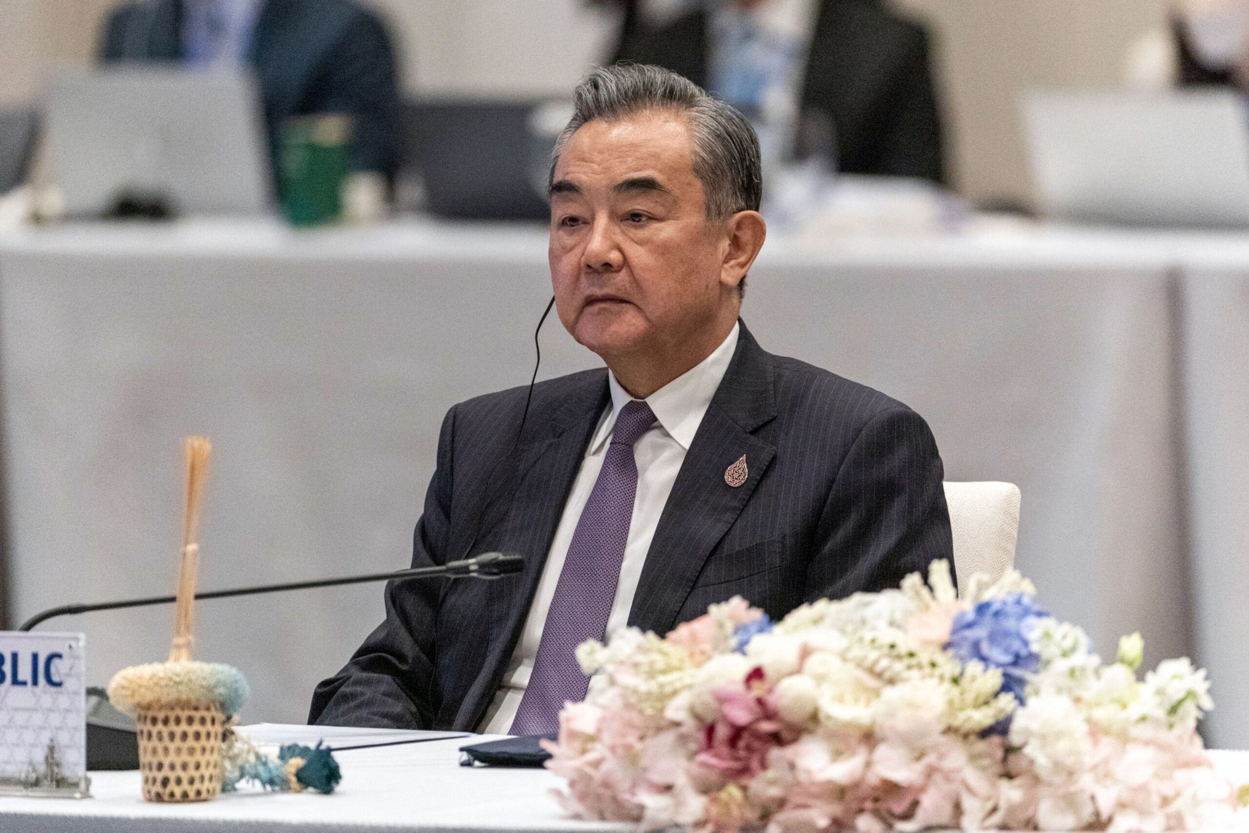 Wang Yi. (Fotografia d'Andre Malerba per a Bloomberg).