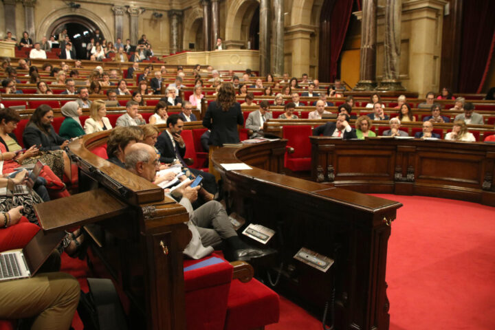 Ple del parlament d'ahir, 26 de juliol (fotografia: ACN/Bernat Vilaró).
