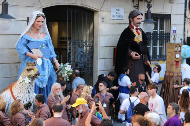 La festa major de Gràcia es queda sense actes de cultura popular