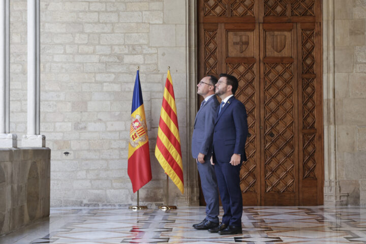 El cap de govern amb el president de la Generalitat en una fotografia d'arxiu
