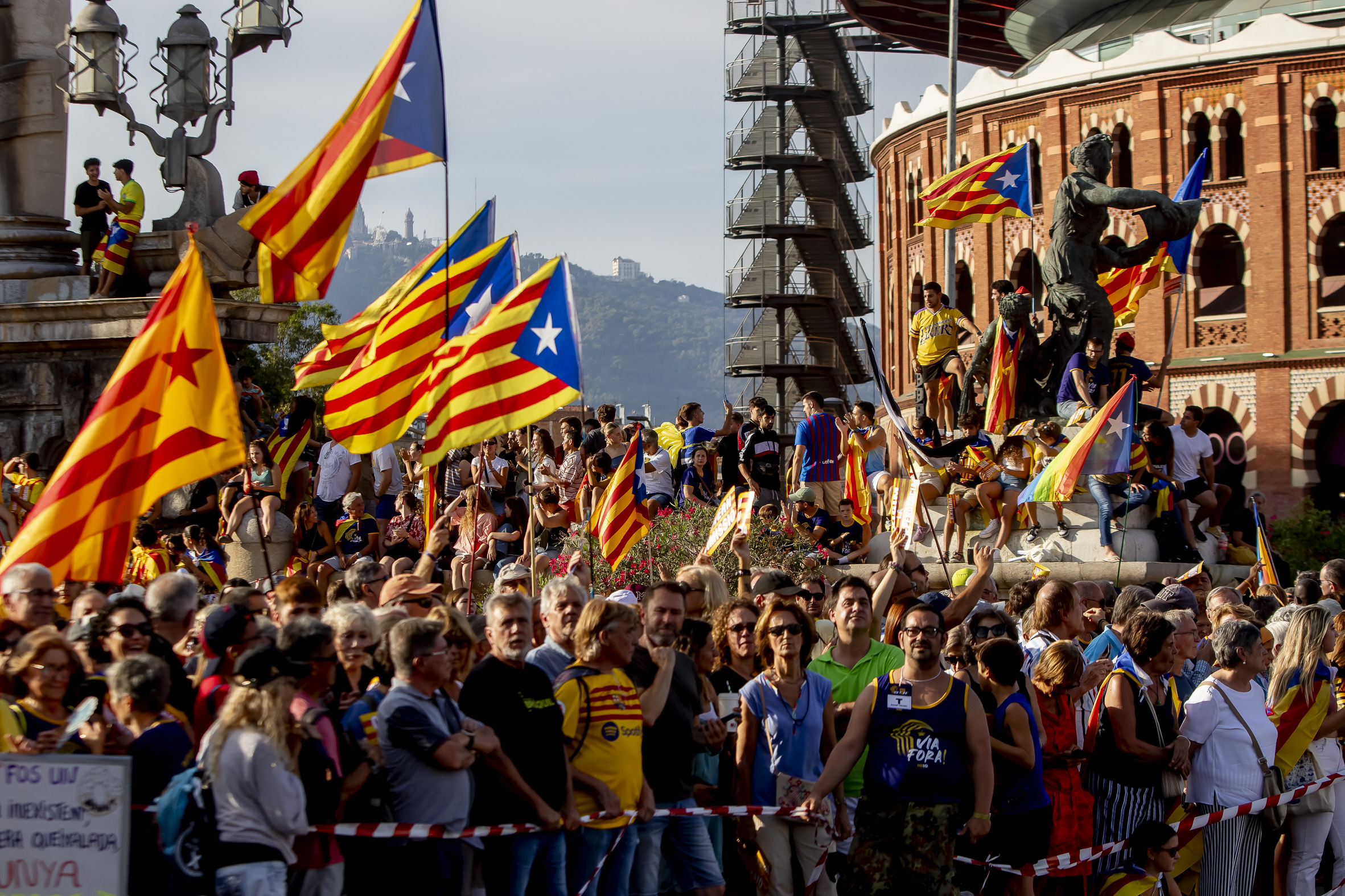 Mobilització de la Diada de l'any passat, a Barcelona (fotografia: Albert Salamé).