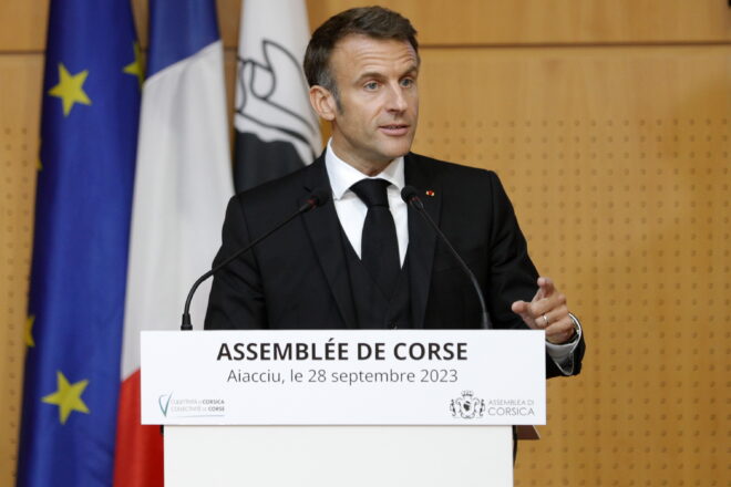Macron proposa que Còrsega sigui una autonomia