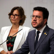 Aragonès acusa el PP d’escopir odi contra Catalunya i confia que la protesta a Madrid hagi sumat nous independentistes