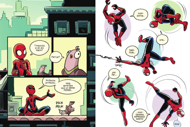 Spider-Man ja parla en català als còmics