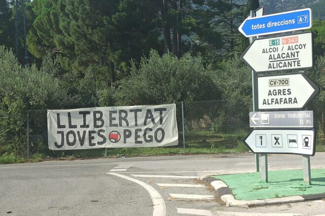 És avui, a Pego, amb un “No passaran!” gegant contra els feixistes
