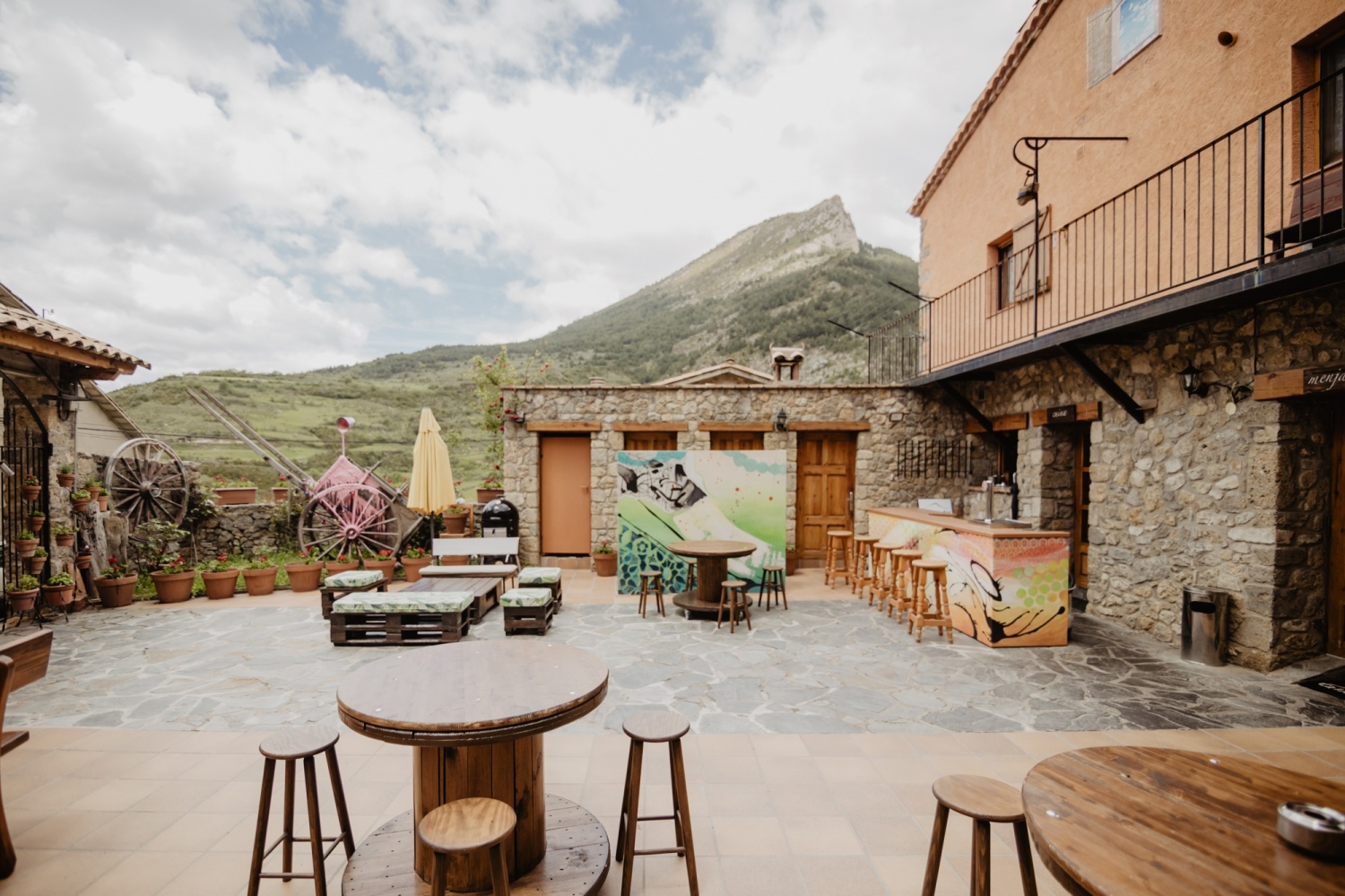 Restaurant Ca l'Amador, a Josa de Cadí (fotografia: Txus García).