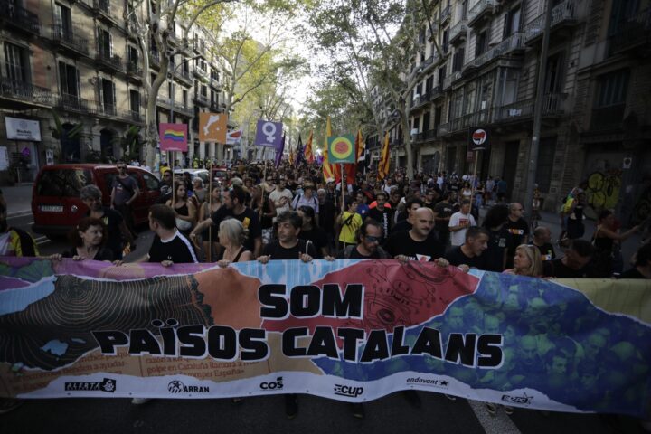 Manifestació de l'Esquerra Independentista (fotografia: Víctor Serri).