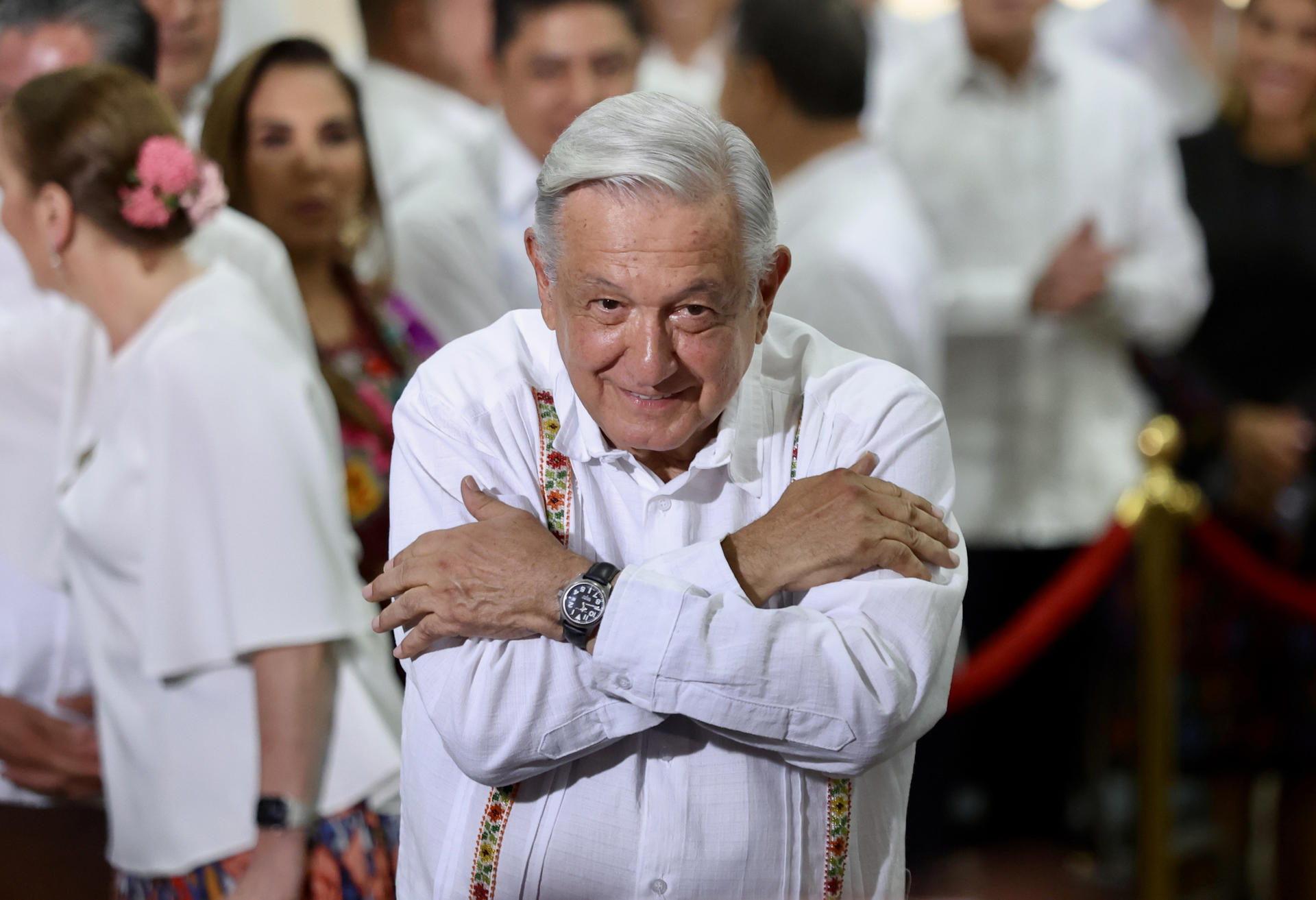 El president de Mèxic, Andrés Manuel López Obrador. (Fotografia de Lorenzo Hernández).