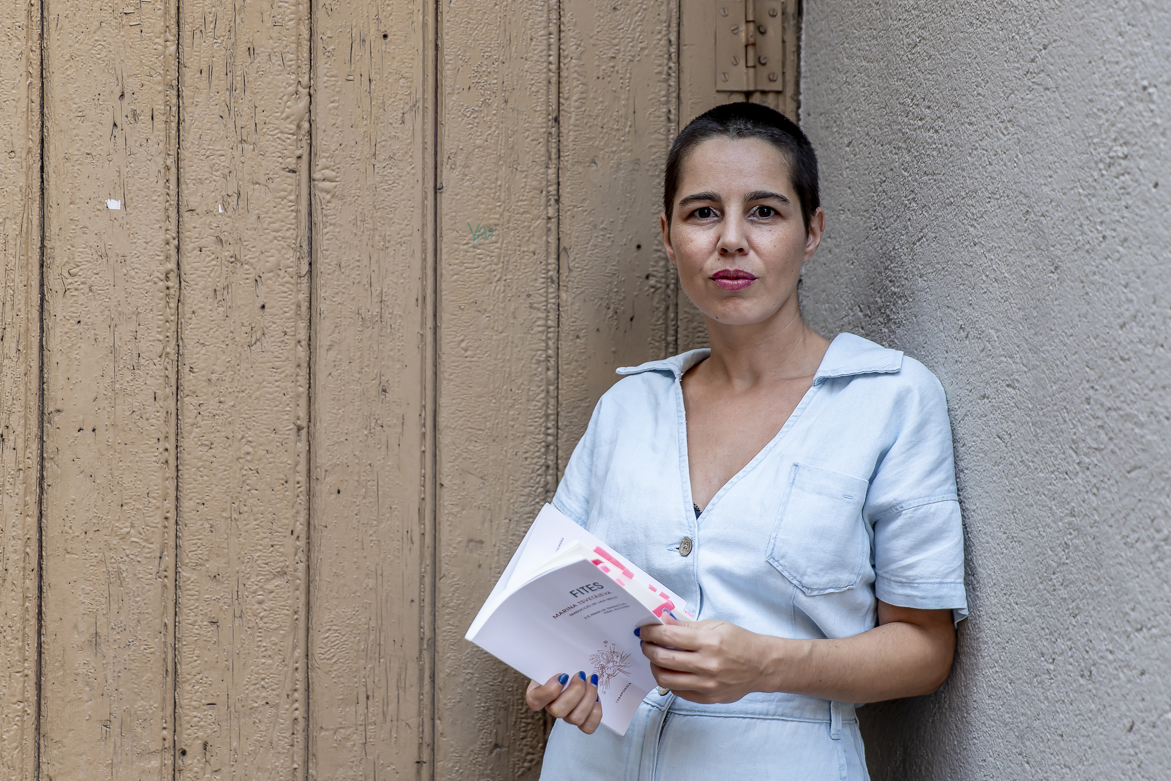 Laia Malo, traductora de 'Fites', de Marina Tsvetàieva (Edicions de 1984).