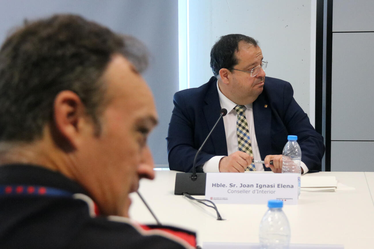 Eduard Sallent i Joan Ignasi Elena en una imatge d'arxiu (fotografia: ACN).