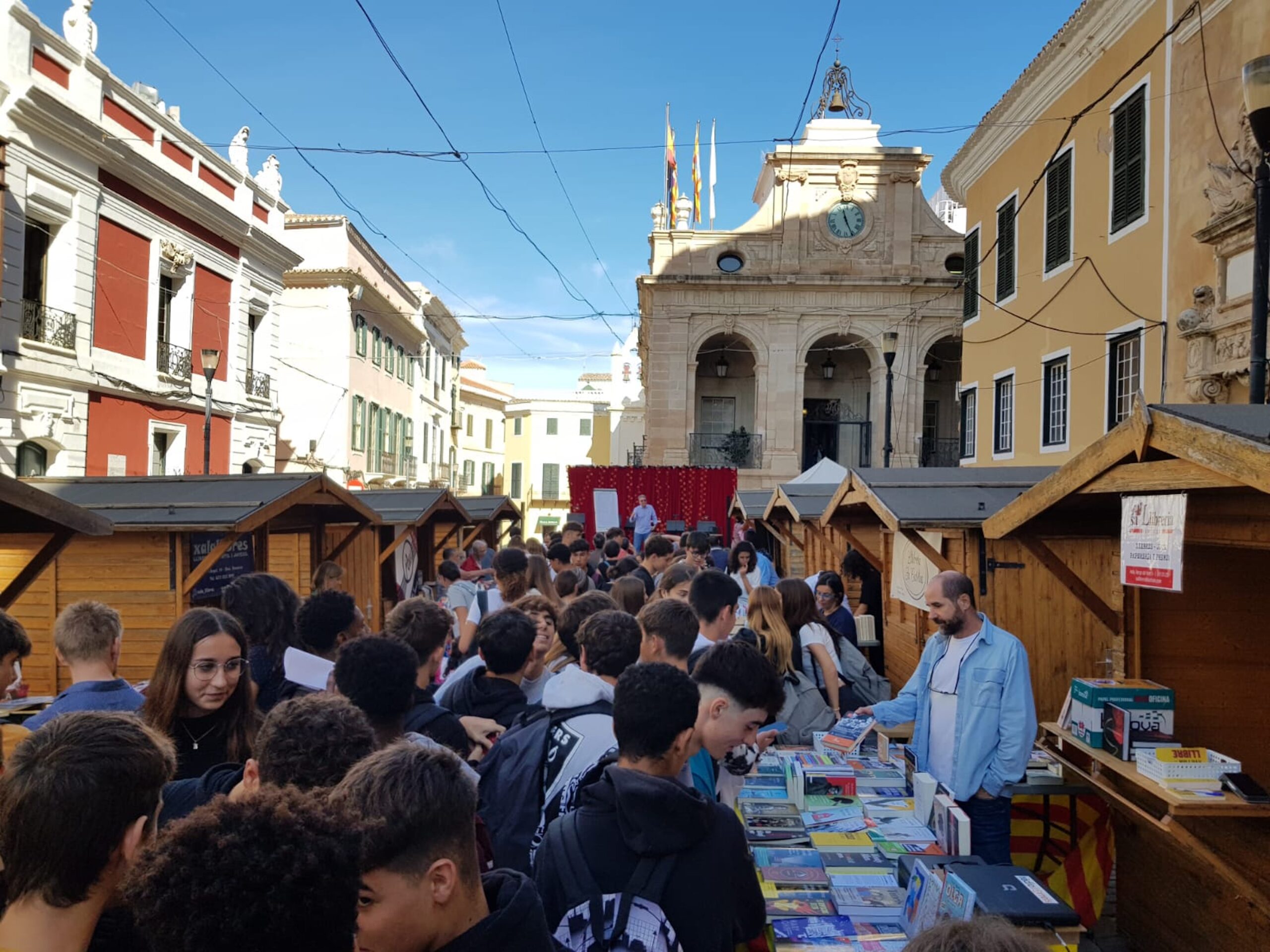 La Fira del Llibre de Menorca de l'any passat (fotografia: Fira del Llibre de Menorca).