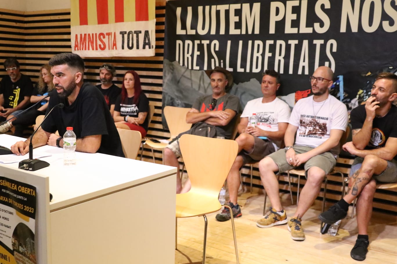 Un moment de la jornada antirepressiva (fotografia: Albert Salamé).