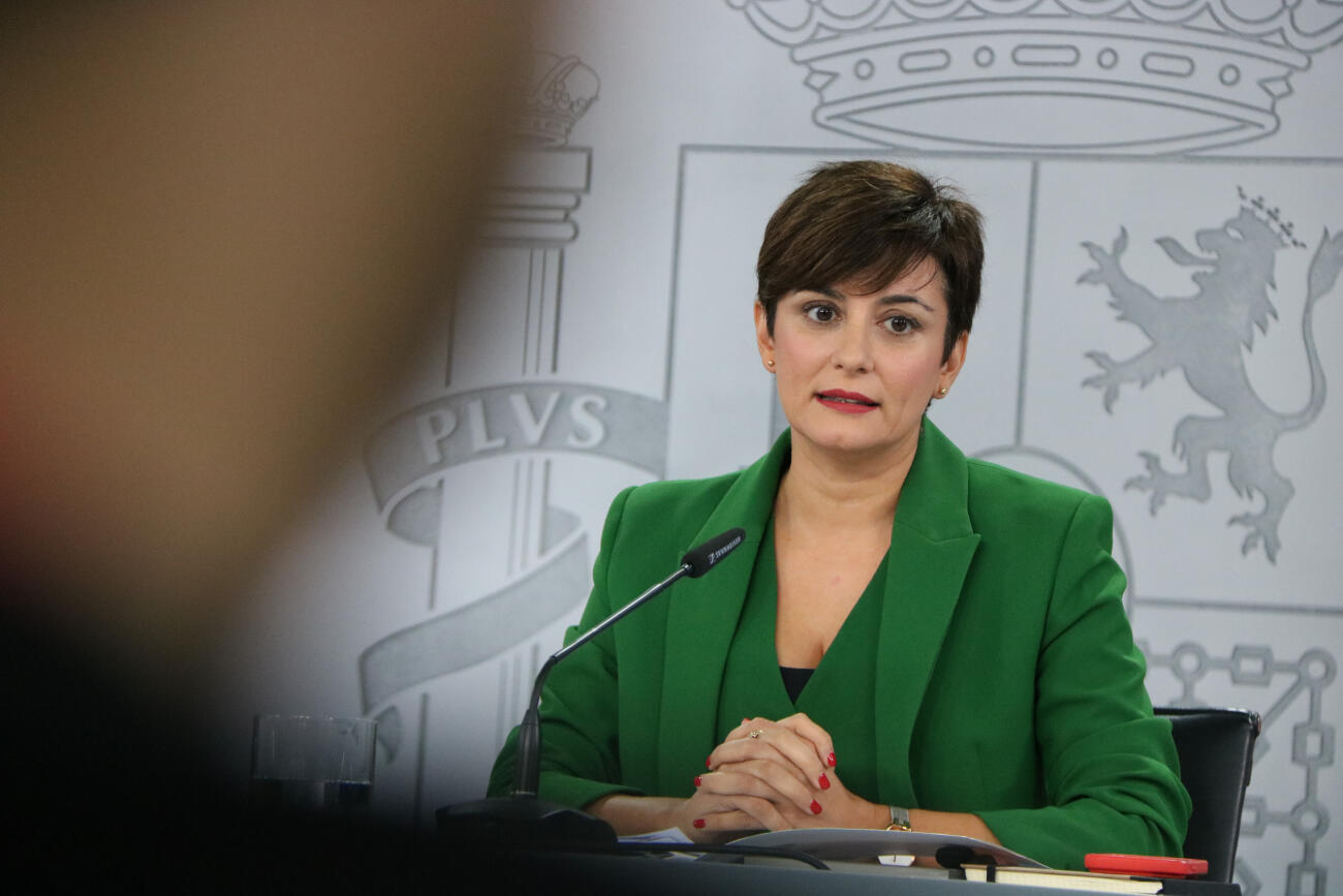 La portaveu del govern espanyol, Isabel Rodríguez, en una imatge d'arxiu (fotografia: ACN).