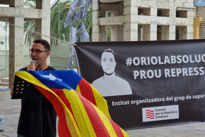 El TSJC estima el recurs d’Oriol Calvo, que no serà empresonat per les protestes contra la sentència