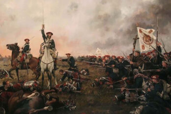La primera guerra carlina (1833-1840), dibuixada per Augusto Ferrer-Dalmau.