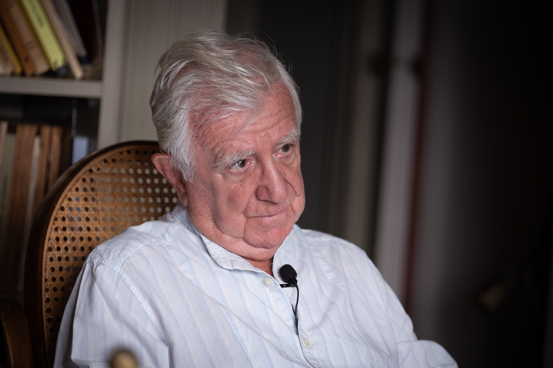 Tomàs Alcoverro, dimecres a casa seva (Foto: Adiva Koenigsberg)