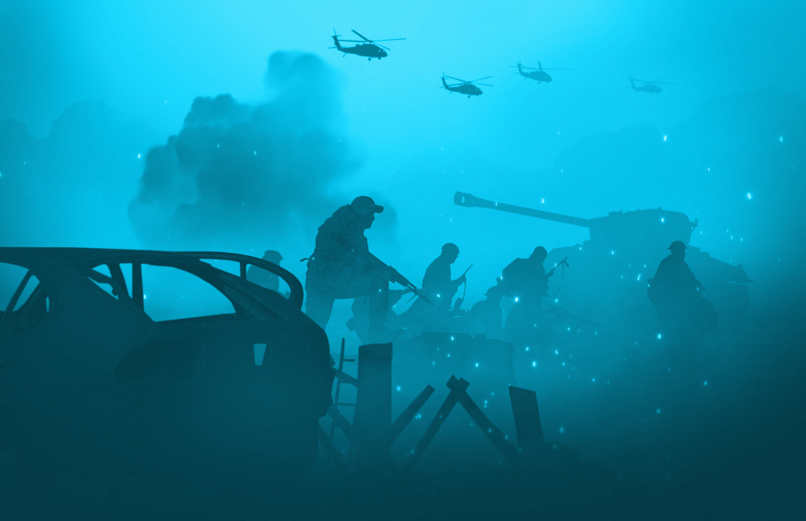 Imatge d'un videojoc bèl·lic (Freepik).