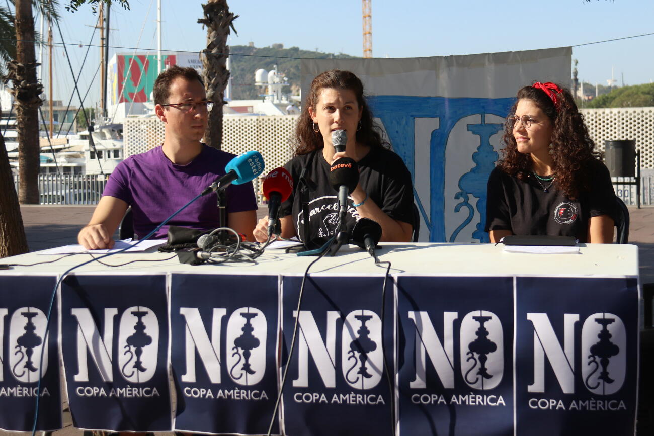 Imatge d'arxiu de la conferència de premsa de la presentació de la plataforma (fotografia: ACN).