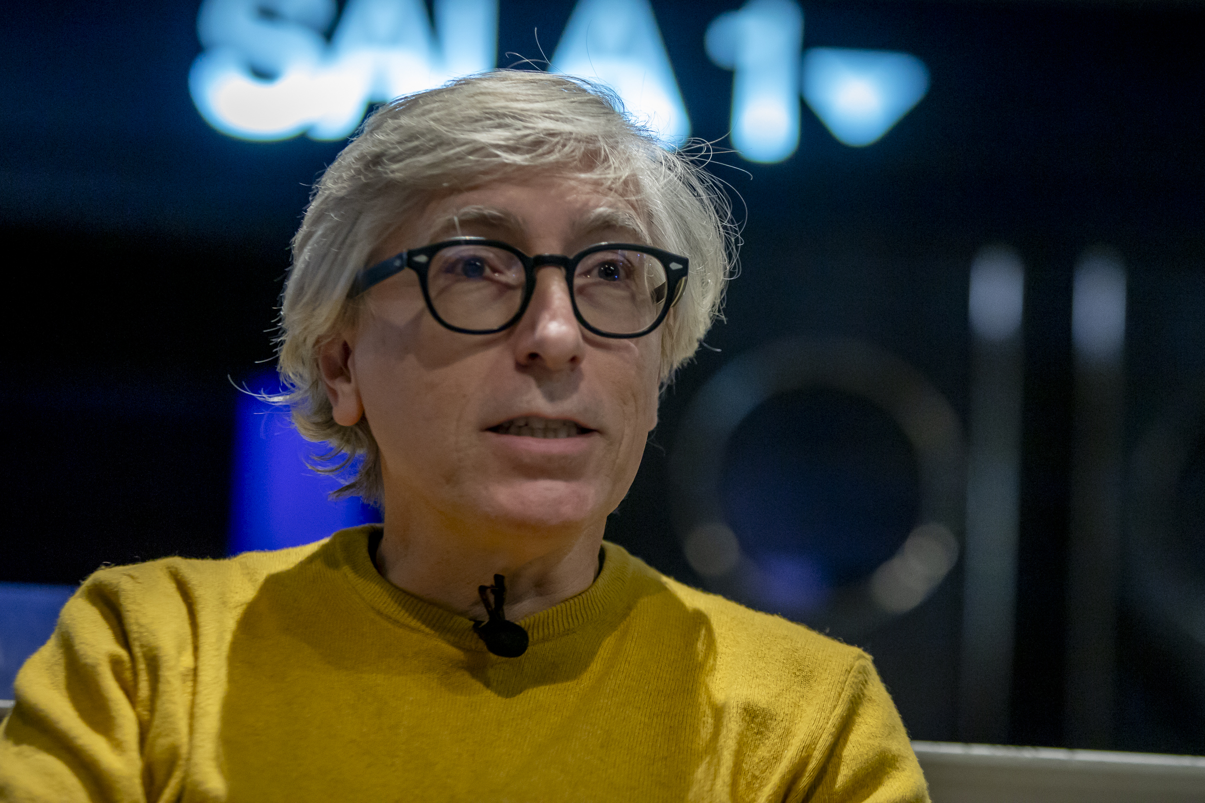 David Trueba, dimecres a Barcelona (fotografia: Albert Salamé).