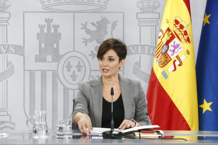 La portaveu del govern espanyol, Isabel Rodríguez, en una imatge d'arxiu